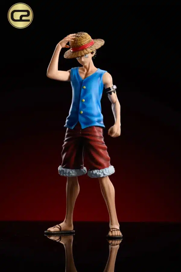 One Piece C2 Studio Monkey D Luffy Resin Statue 5 scaled