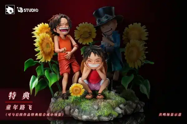 One Piece LB STUDIO Monkey D Luffy Red Roc Resin Statue 7 jpg