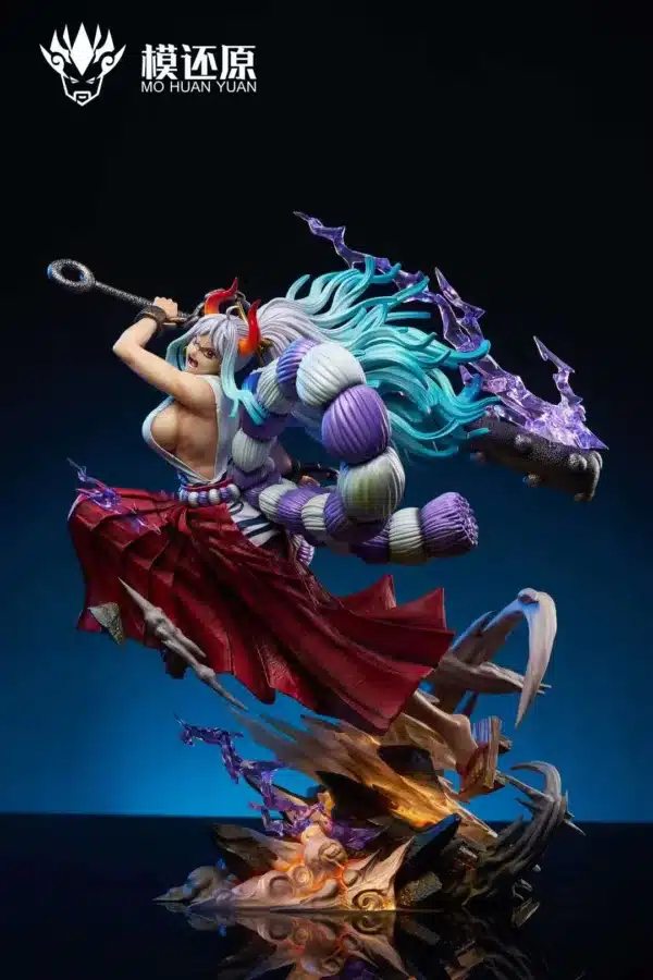 One Piece Mo Huan Yuan Studio Yamato Resin Statue 1 jpg