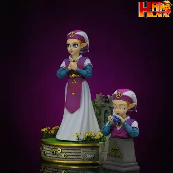 The Legend of Zelda Kintsukuroi Creations Princess Zelda Resin Statue 6