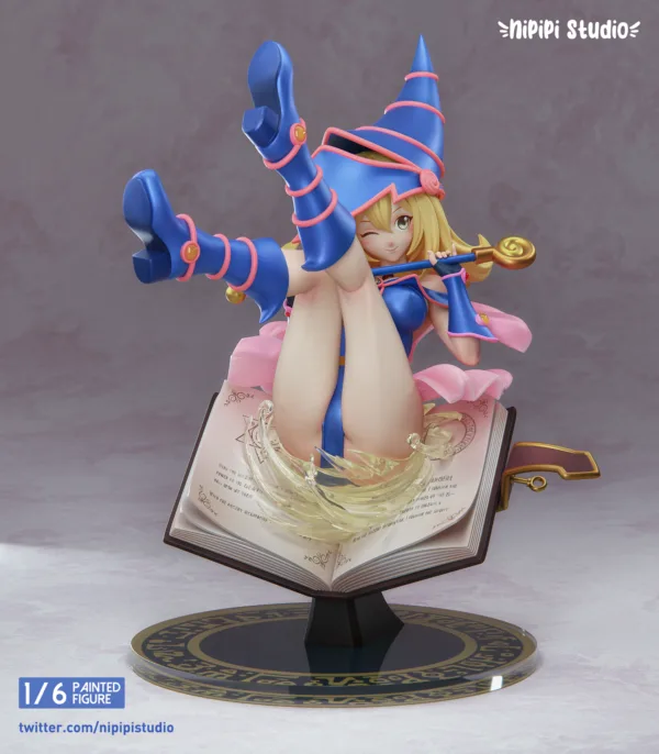 YuGiOh NiPiPi Studio Dark Magician Girl Resin Statue 2 jpg