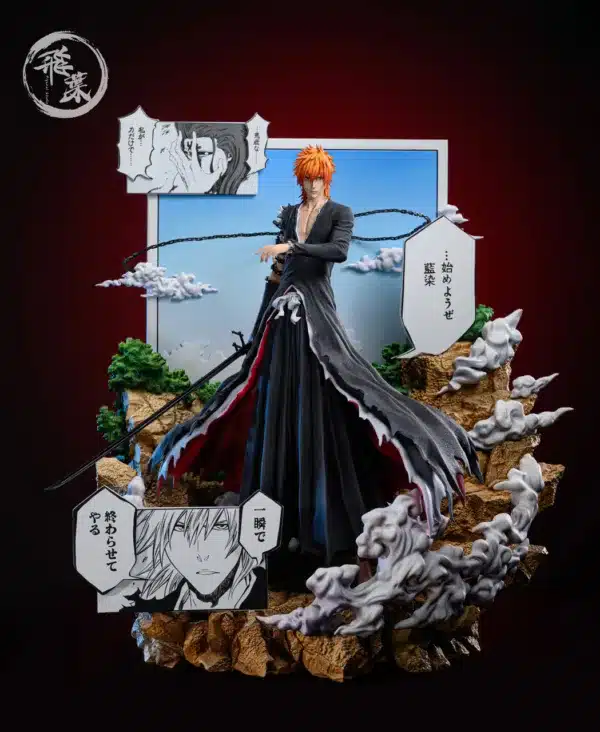 Bleach FlyLeaf Studio Comic Version Ichigo Resin Statue 4 jpg