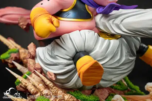 Dragon Ball Clouds Studio Fat Buu Vs Kid Buu Battle Resin Statue 10