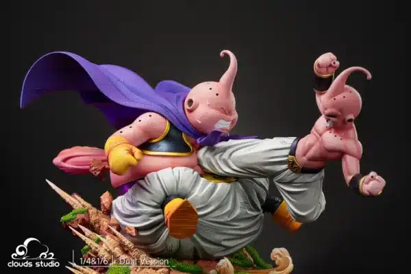 Dragon Ball Clouds Studio Fat Buu Vs Kid Buu Battle Resin Statue 7 jpg