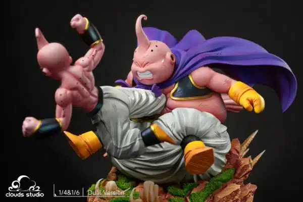 Dragon Ball Clouds Studio Fat Buu Vs Kid Buu Battle Resin Statue 8 jpg