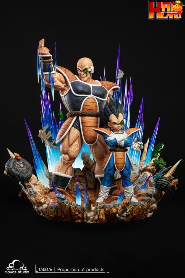 Dragon Ball Clouds studio Vegeta x Nappa Resin Statue 1