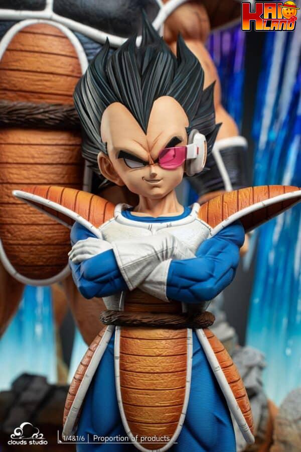 Dragon Ball Clouds studio Vegeta x Nappa Resin Statue 8