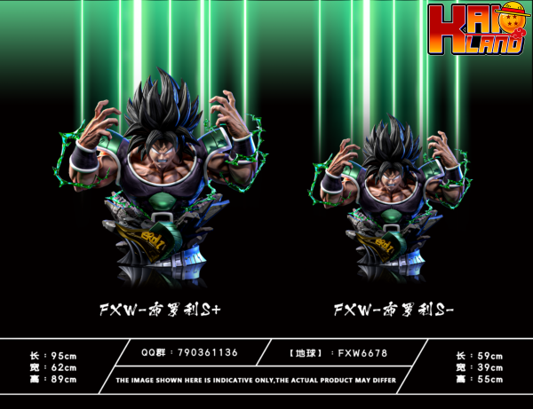 Dragon Ball FXW Studio Bust Broly Resin Statue Resin Statue 6