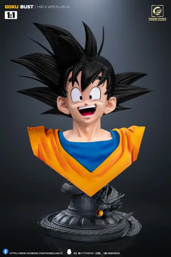 Dragon Ball Figure Class Studio Goku Smiling Bust Resin Statue 1 jpg