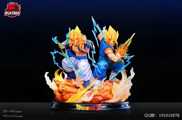 Dragon Ball Kylin Studio Vegito x Gogeta Resin Statue 2 scaled