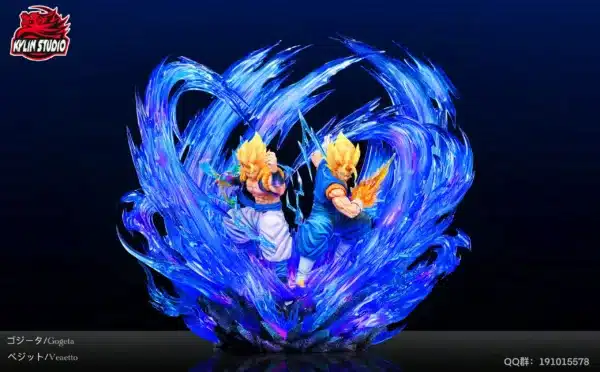 Dragon Ball Kylin Studio Vegito x Gogeta Resin Statue 3 scaled