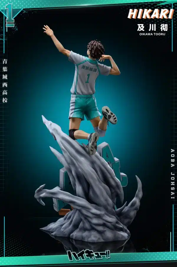 Haikyu Hikari Studio Toru Oikawa Resin Statue 3 scaled