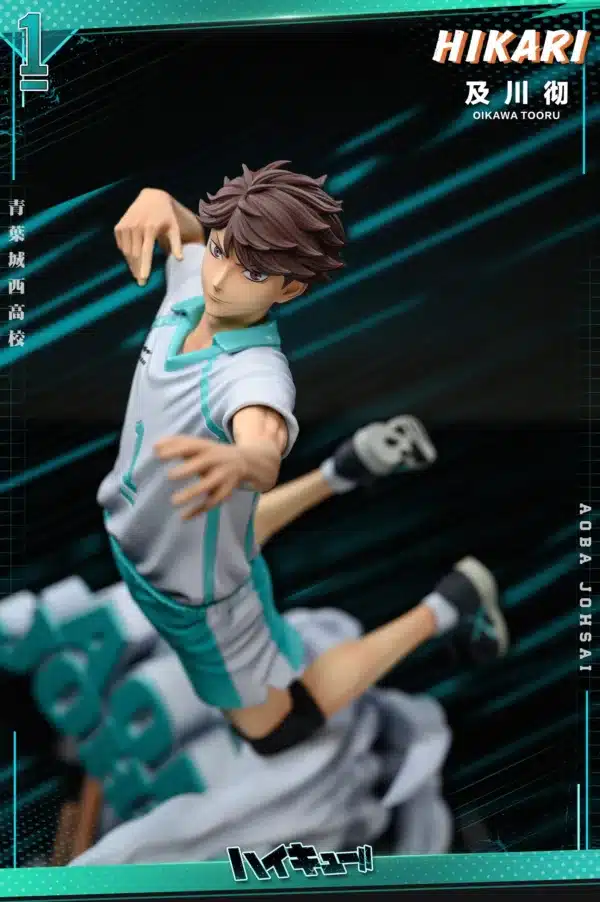 Haikyu Hikari Studio Toru Oikawa Resin Statue 5 scaled