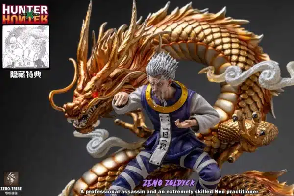 Hunter x Hunter Zero Tribe Studio Zeno Zoldyck Resin Statue 4