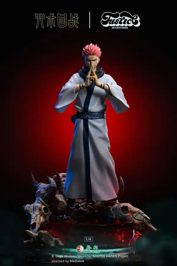 Jujutsu Kaisen Justice Intentions Studio Ryomen Sukuna Licensed Resin Statue 1 scaled