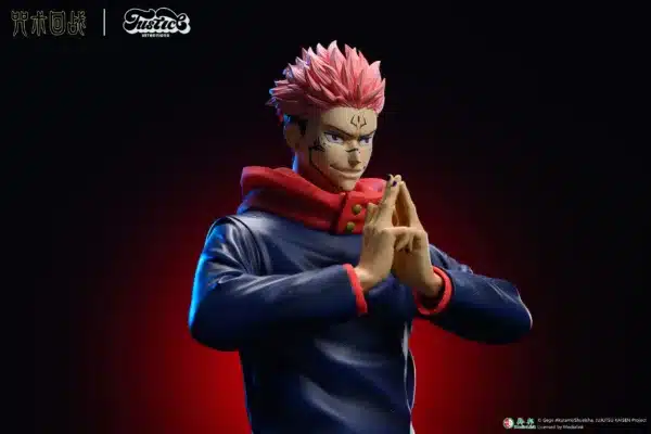 Jujutsu Kaisen Justice Intentions Studio Ryomen Sukuna Licensed Resin Statue 4 scaled