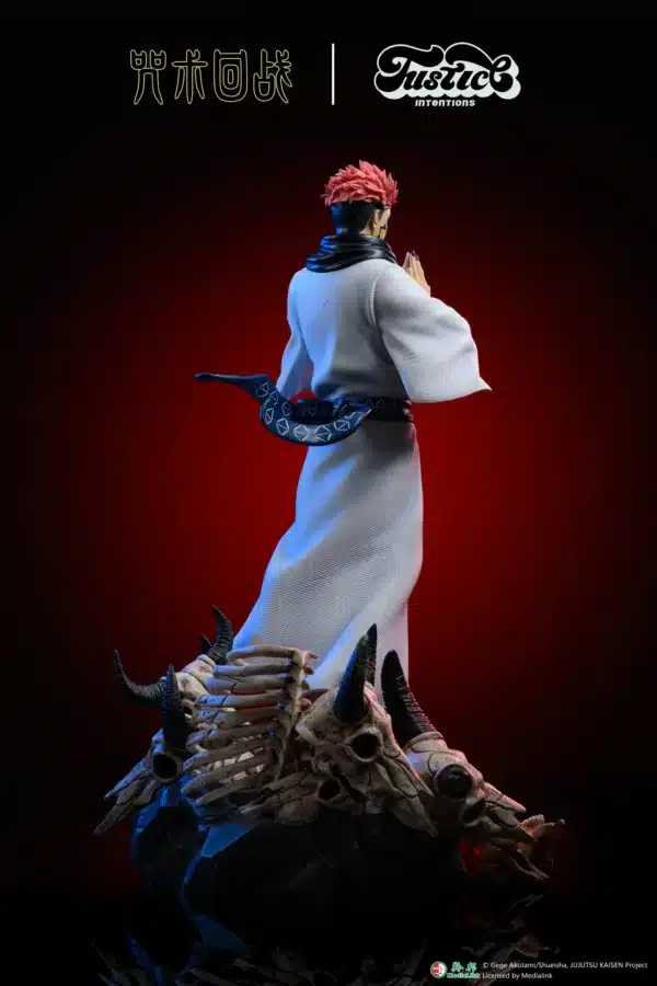 Jujutsu Kaisen Justice Intentions Studio Ryomen Sukuna Licensed Resin Statue 6 scaled