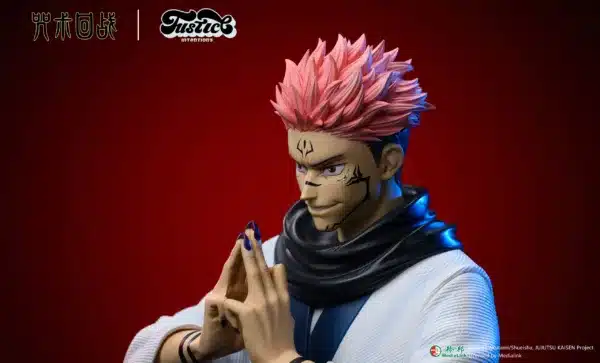 Jujutsu Kaisen Justice Intentions Studio Ryomen Sukuna Licensed Resin Statue 7 scaled