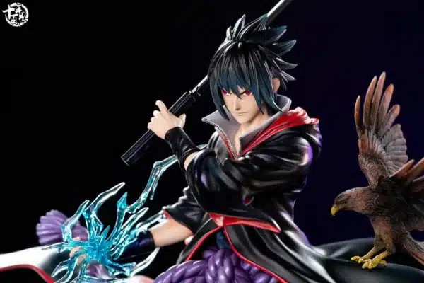 Naruto SNBR Studio Sasuke Akatsuki Resin Statue 3 jpg