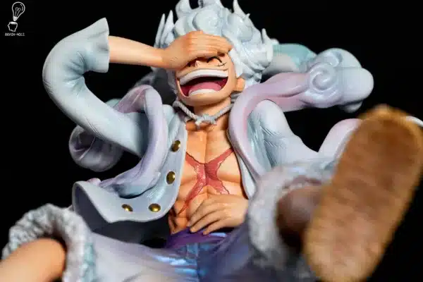 One Piece Brain Hole Studio Laughing Nika Luffy Resin Statue 2 scaled