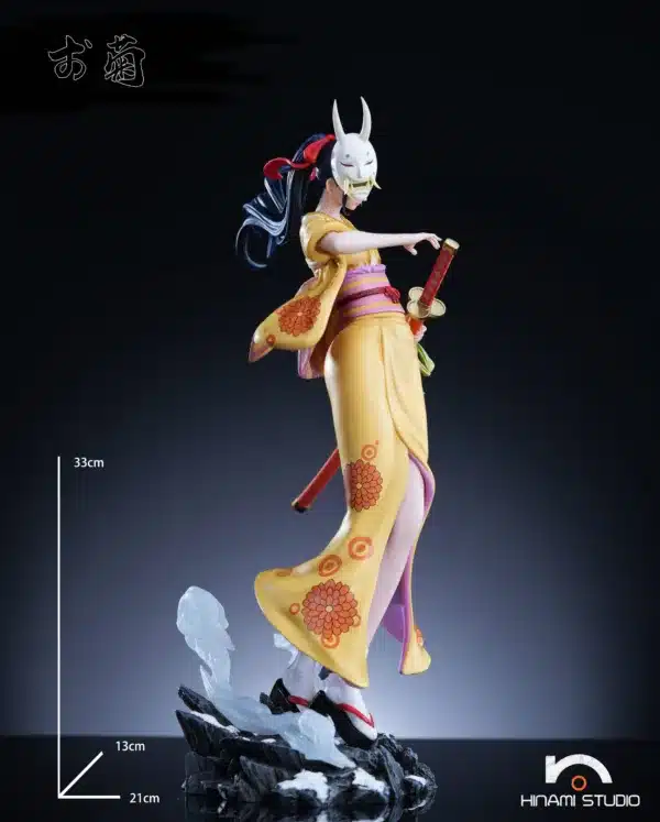 One Piece Hinami Studio Kikunojo Resin Statue 3 scaled