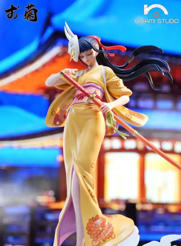 One Piece Hinami Studio Kikunojo Resin Statue 6 jpg