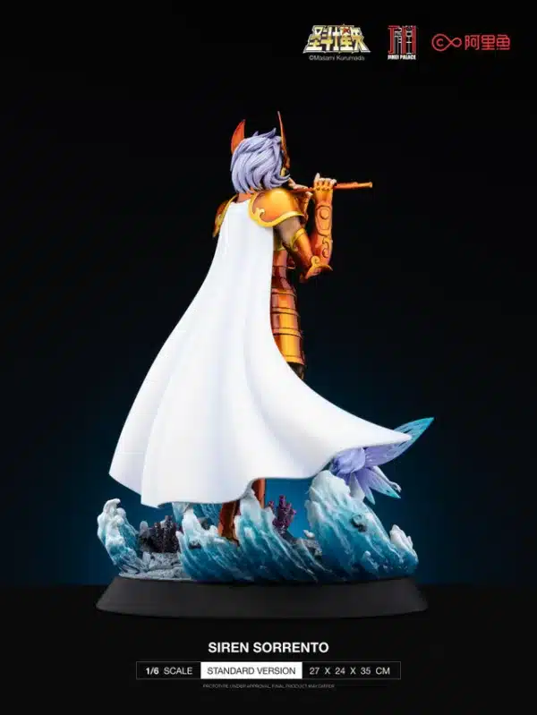 Saint Seiya Jimei Palace Siren Sorrento Licensed Resin Statue 3 jpg