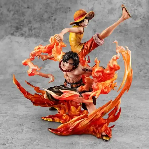 megahouse pop portrait of pirates one piece neo maximum luffy ace brotherhood 20th limited edition jpg