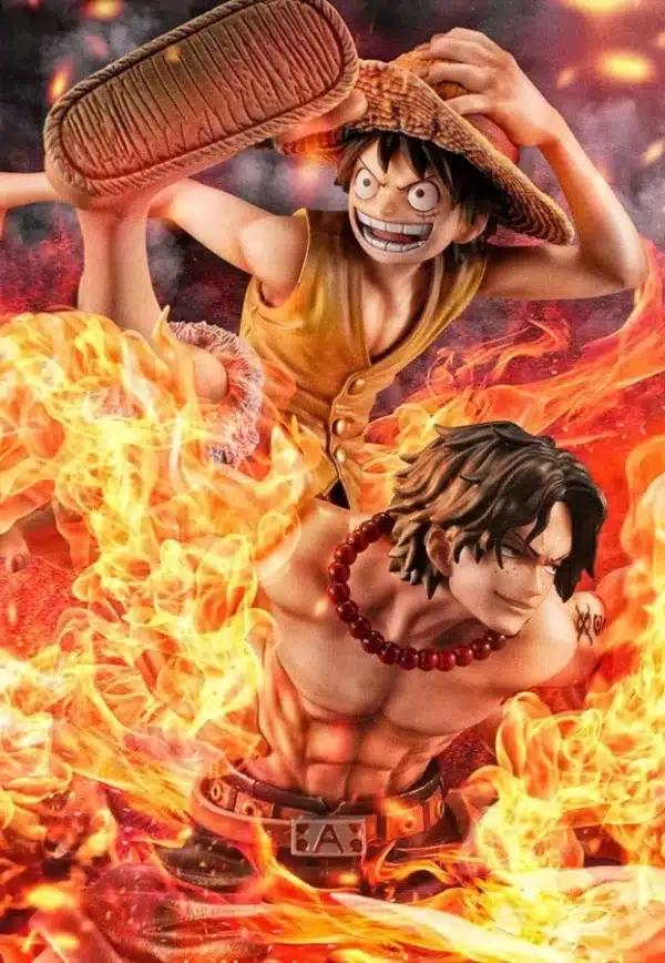 megahouse pop portrait of pirates one piece neo maximum luffy ace brotherhood 20th limited edition 9 jpg