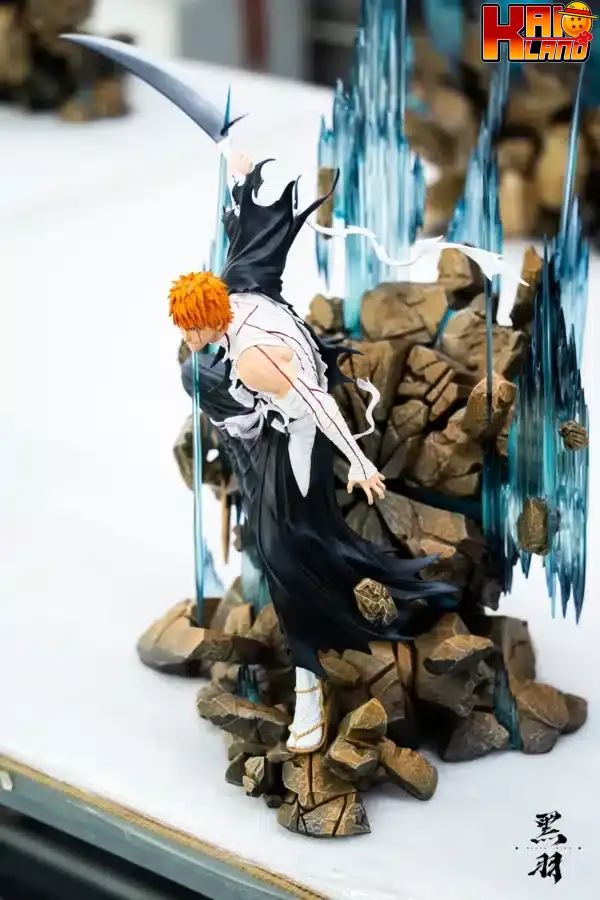 Bleach BlackWing Studio Kurosaki Ichigo Resin Statue 1 scaled