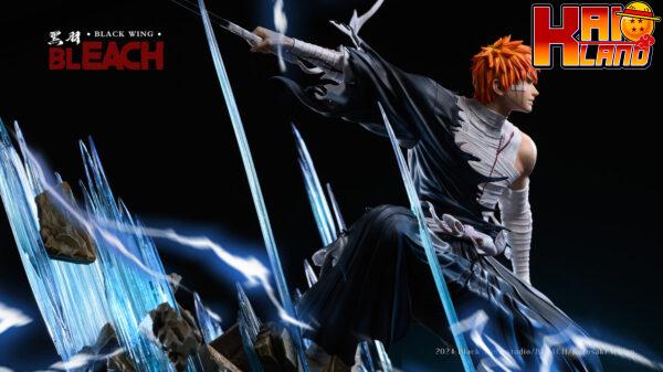 Bleach BlackWing Studio Kurosaki Ichigo Resin Statue 3