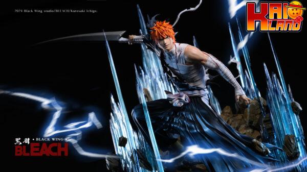 Bleach BlackWing Studio Kurosaki Ichigo Resin Statue 4