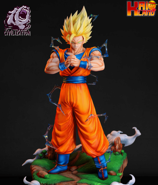 Dragon Ball Civilization Studio Super Saiyan 2 Resin Statue 1