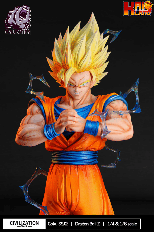 Dragon Ball Civilization Studio Super Saiyan 2 Resin Statue 4