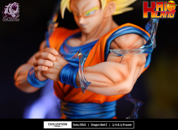 Dragon Ball Civilization Studio Super Saiyan 2 Resin Statue 5