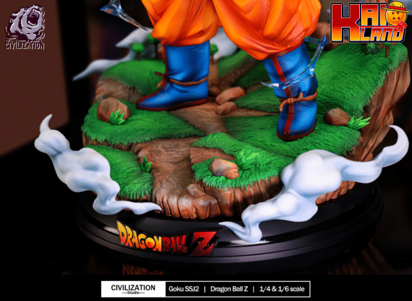 Dragon Ball Civilization Studio Super Saiyan 2 Resin Statue 6