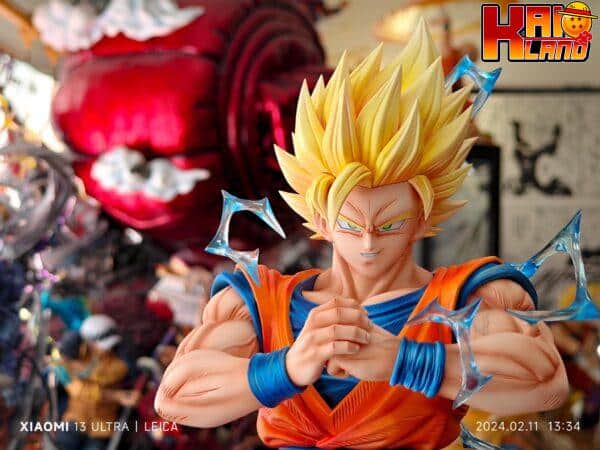 Dragon Ball Civilization Studio Super Saiyan SS2 Resin Statue 5