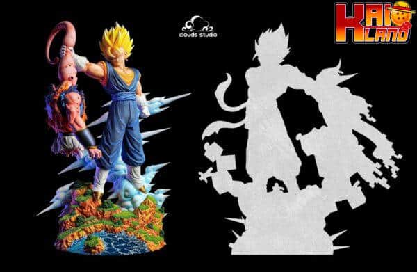 Dragon Ball Clouds Studio Vegetto vs Buuhan Resin Statue 11