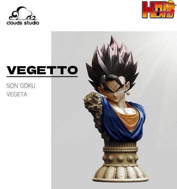 Dragon Ball Clouds Studio Vegetto vs Buuhan Resin Statue 2