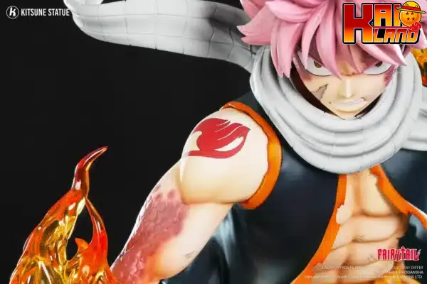 Fairy Tail Kitsune Studio Natsu Dragneel Licensed Resin Statue 2