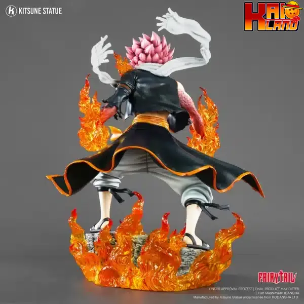 Fairy Tail Kitsune Studio Natsu Dragneel Licensed Resin Statue 7