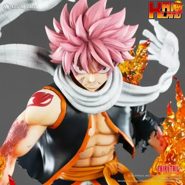 Fairy Tail Kitsune Studio Natsu Dragneel Licensed Resin Statue 8