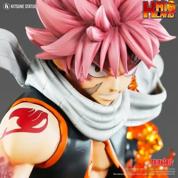 Fairy Tail Kitsune Studio Natsu Dragneel Licensed Resin Statue 9