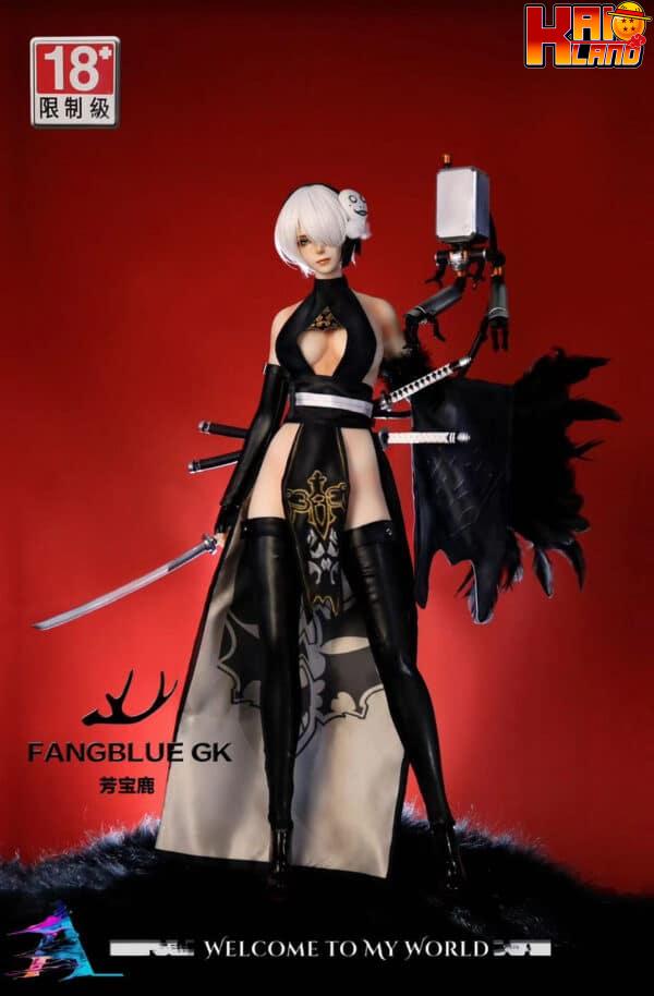 NieR Automata Fangblue Studio Nier 2B Action Resin Statue 1