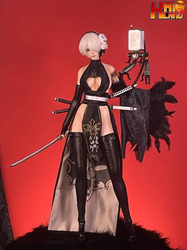 NieR Automata Fangblue Studio Nier 2B Action Resin Statue 3