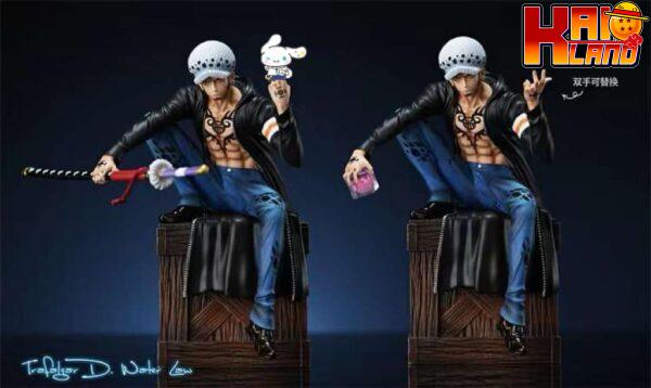 One Piece Hinami Studio Sitting Trafalgar D Water Law Resin Statue 2