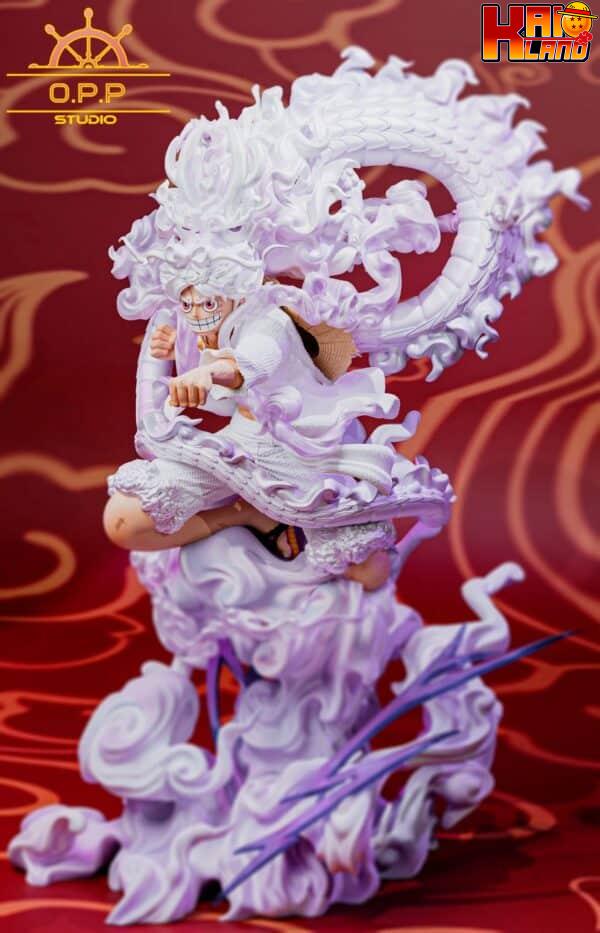 One Piece OPP Studio Dragon Year Nika Luffy Resin Statue 2