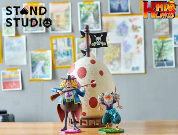 One Piece Stand Studio Roger Pirates Petermoo x Bankuro Resin Statue 7