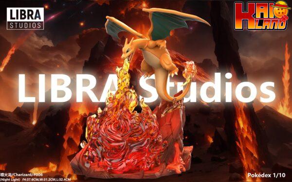 Pokemon LIBRA Studio Charizard Flamethrower Resin Statue 1