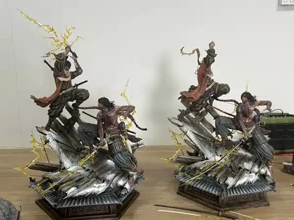 Shadows Die Twice Bard x Corgi Progkit Studio Sekiro Vs Genichiro Ashina Resin Statute 1 1 jpg